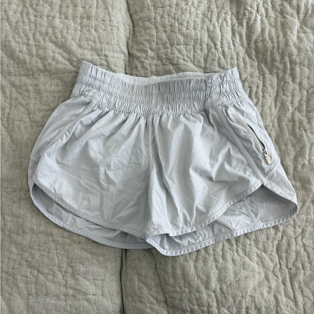 Women's white/Light Gray Lululemon Shorts